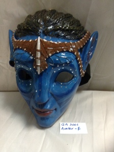 QA 2002 Avatar - Pandora Blue Tribal Mask Neytiri