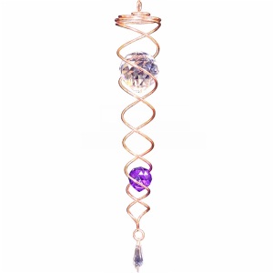 brass crystal twisters-purple