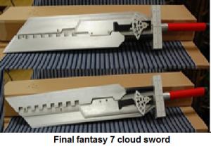 Final fantasy 7 cloud sword