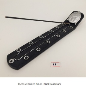 Incense holder No.11-black sakamuni