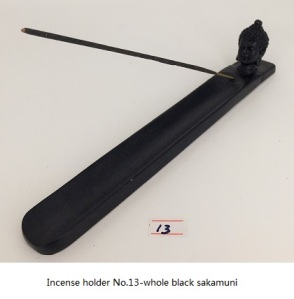 Incense holder No.13-whole black sakamuni